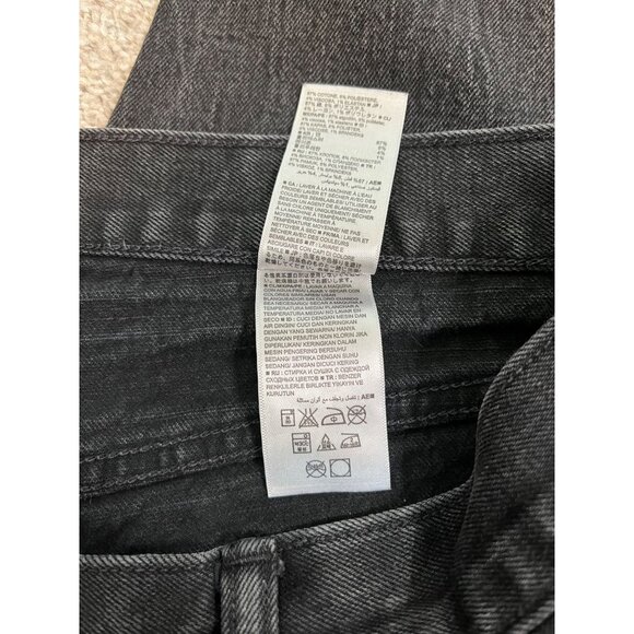 Vtg Banana Republic Mens Straight-Fit Black Denim Jeans Size 35x32 - Picture 10 of 13